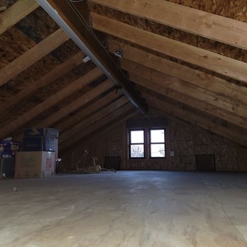 Hostetler Construction - Attic space in garage for storage. - General Contractors Near Me - Upland, California