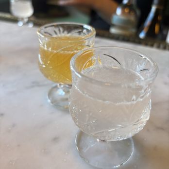 Farmacia Cocktail Bar - Two daiquiris - Cocktail Bars Near Me - Boston, Massachusetts
