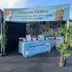 SoCal Vegfest - Virtuous Vittles soft launch booth.