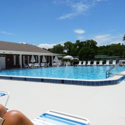 Pool and deck area at Beacon Woods East Recreation Center.
