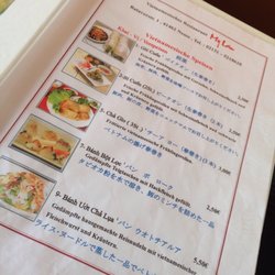 Mylan Vietnamesisches Restaurant - They have Menu in Japanese.