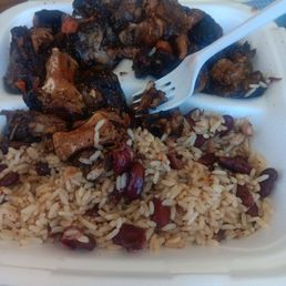 Oxtail peas and rice. Oxtail peas and rice.