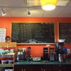 Bean Juice - The menu at Bean Juice