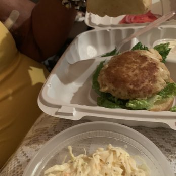 The Hitching Post Restaurant - My mom gets this crab cake bi-weekly ‍‍‍‍‍ - Southern Near Me - Washington, DC, District of Columbia