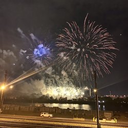 La Ronde - Fireworks during the festival of Feu d'Artificie that takes place in La Ronde.