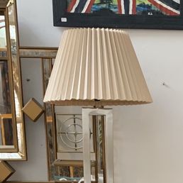I saw the same lamp base at Target selling for $40. They swapped the lamp shade and call it "VINTAGE"!