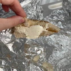 New York Bagel - Everything bagel supposed to be toasted with a block of cream cheese