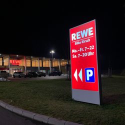 REWE - Front and hours