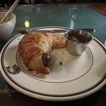 Conwell Hall - Croissant with dark chocolate ganache - Cafes Near Me - New York, New York