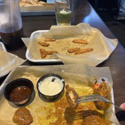 Boneless and chicken less.