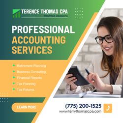 Terence J Thomas, CPA - Terence Thomas CPA Services Offered