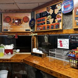 The Smokehouse - Front counter where you pick up your order