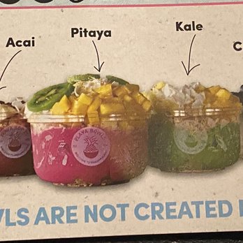 Playa Bowls - Menu - Acai Bowls Near Me - Elizabeth, New Jersey
