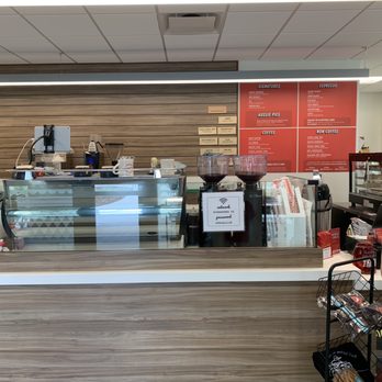 The Kookaburra Coffee - Cash register, menu, and back of espresso machine - Coffee & Tea Near Me - Ponte Vedra Beach, Florida