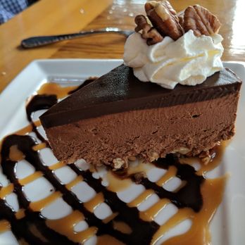 Bridgewater Bistro - Tiny Kahlua French silk pie. - New American Near Me - Astoria, Oregon