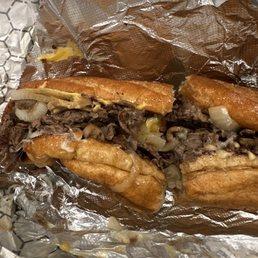 Philly cheesesteak with onions Philly cheesesteak with onions