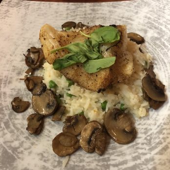 Crave - Chilean Sea Bass* with sweet pea risotto - New American Near Me - Sioux Falls, South Dakota