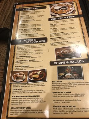Menu photo 4 Cattle Baron Roswell, NM