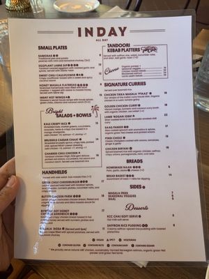 Menu photo 2 INDAY New York, NY