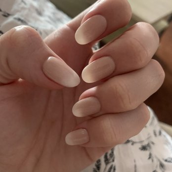 Lacquer Nail Bar - Ombré French SNS manicure - Nail Salons Near Me - Atlanta, Georgia