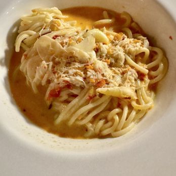 Camper - House-made camper spaghetti with Dungeness crab. I love this dish so much! - New American Near Me - Menlo Park, California