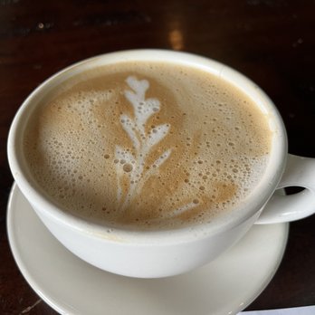 Bennu Coffee - Caramel oat milk latte - Coffee & Tea Near Me - Austin, Texas