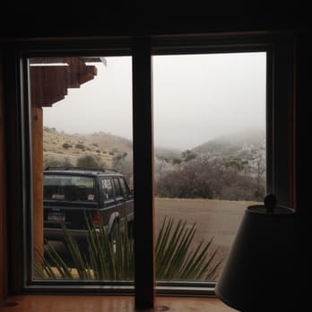 Indian Lodge - view outside room towards valley - Hotels Near Me - Fort Davis, Texas Indian Lodge - view outside room towards valley - Hotels Near Me - Fort Davis, Texas