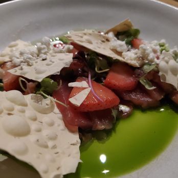Cork And Flame - Tuna crudo. Absolutely delicious - Tapas Bars Near Me - Evans, Georgia