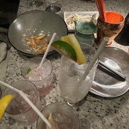 Our dirty drink and dish collection continuing to grow. Our dirty drink and dish collection continuing to grow.