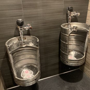St. Stephen's Green - Had the hubby take urinal pics after he told me they were kegs lol! - Pubs Near Me - Mountain View, California