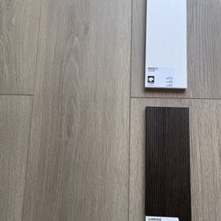 Rayo Wholesale - Aquarella waterproof laminate coordinates well with European cabinetry