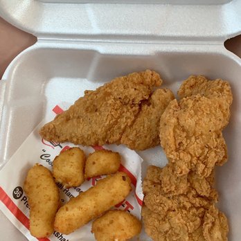 Cook Out - Mebane - i ordered a chicken strip tray with cheddar bites and a cajun wrap and a huge cheer wine. - Burgers Near Me - Mebane, North Carolina
