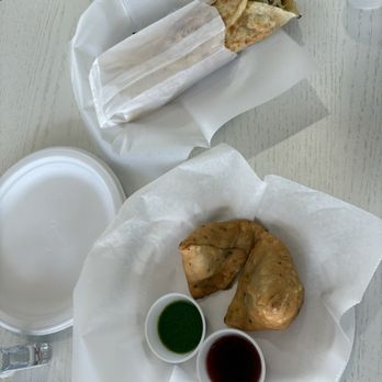 Bombay Magic - Samosa (2 pcs) and Paneer Tikka Masala Wrap - Indian Near Me - Florence, Kentucky Bombay Magic - Samosa (2 pcs) and Paneer Tikka Masala Wrap - Indian Near Me - Florence, Kentucky