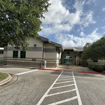 Southeast Austin Community Branch Library - Front entrances - Libraries Near Me - Austin, Texas