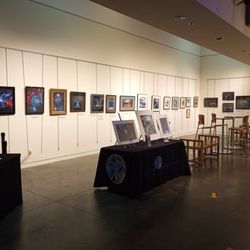 Ohlone College Gary Soren Smith Center - The Gary Soren Smith Center for Performing Arts. Louie Meager Art Gallery. Art Showing of local talent Alumnus Garret Moore.