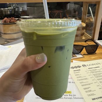 Gohan - Matcha Latte (good) - Japanese Near Me - Honolulu, Hawaii