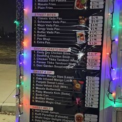 Desi Food On Fire - Menu