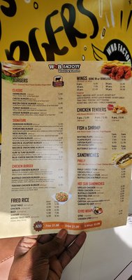 Menu photo 2 Wing N Burger Factory LaGrange, GA