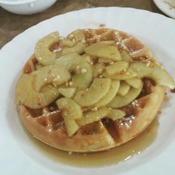 Raspberry's Pancake House - Taffy caramel apple waffle - Breakfast & Brunch Near Me - Steger, Illinois