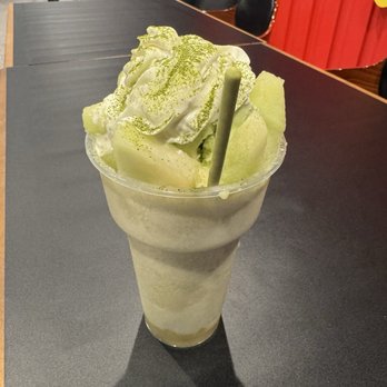 Charming Ice Bar - Green tea ice milk (bingsu) with a scoop of green tea ice cream, fruit boba and honey dew melon slices. It was pretty good. - Ice Cream & Frozen Yogurt Near Me - Thousand Oaks, California Charming Ice Bar - Green tea ice milk (bingsu) with a scoop of green tea ice cream, fruit boba and honey dew melon slices. It was pretty good. - Ice Cream & Frozen Yogurt Near Me - Thousand Oaks, California