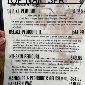Top Nails By Ana - Price list - Nail Salons Near Me - Honolulu, Hawaii