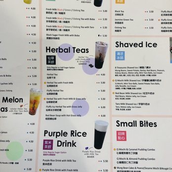 Meet Fresh - Drink Menu - Desserts Near Me - Arcadia, California
