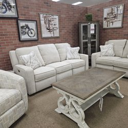 Great Deals On Furniture - Reclining sofa and loveseat.
