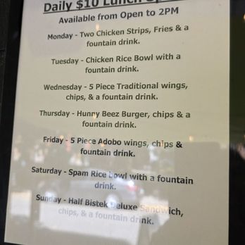 HunnyBeez - Daily special - Filipino Near Me - Portland, Oregon