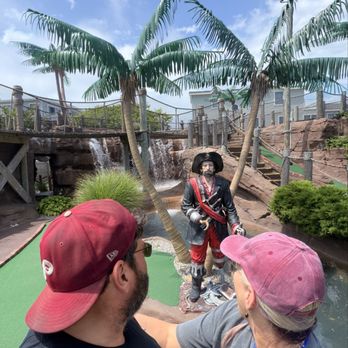 Pirate Island Miniature Golf - Pirate ruined the shot - Mini Golf Near Me - Avalon, New Jersey Pirate Island Miniature Golf - Pirate ruined the shot - Mini Golf Near Me - Avalon, New Jersey