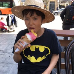 Manu Gelato - Batman likes gelato too.