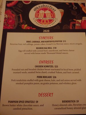 Menu photo 4 Boat Club Restaurant & Bar Duluth, MN