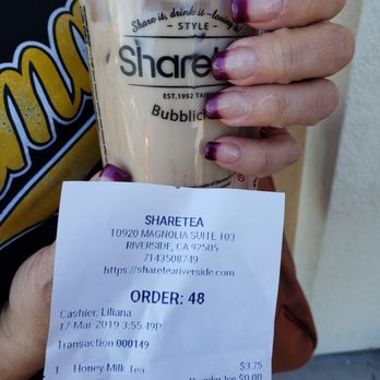 Sharetea - Longest wait ever 38 minutes - Coffee & Tea Near Me - Riverside, California