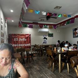 El Jefe Restaurant - My lovely wife and the restaurant
