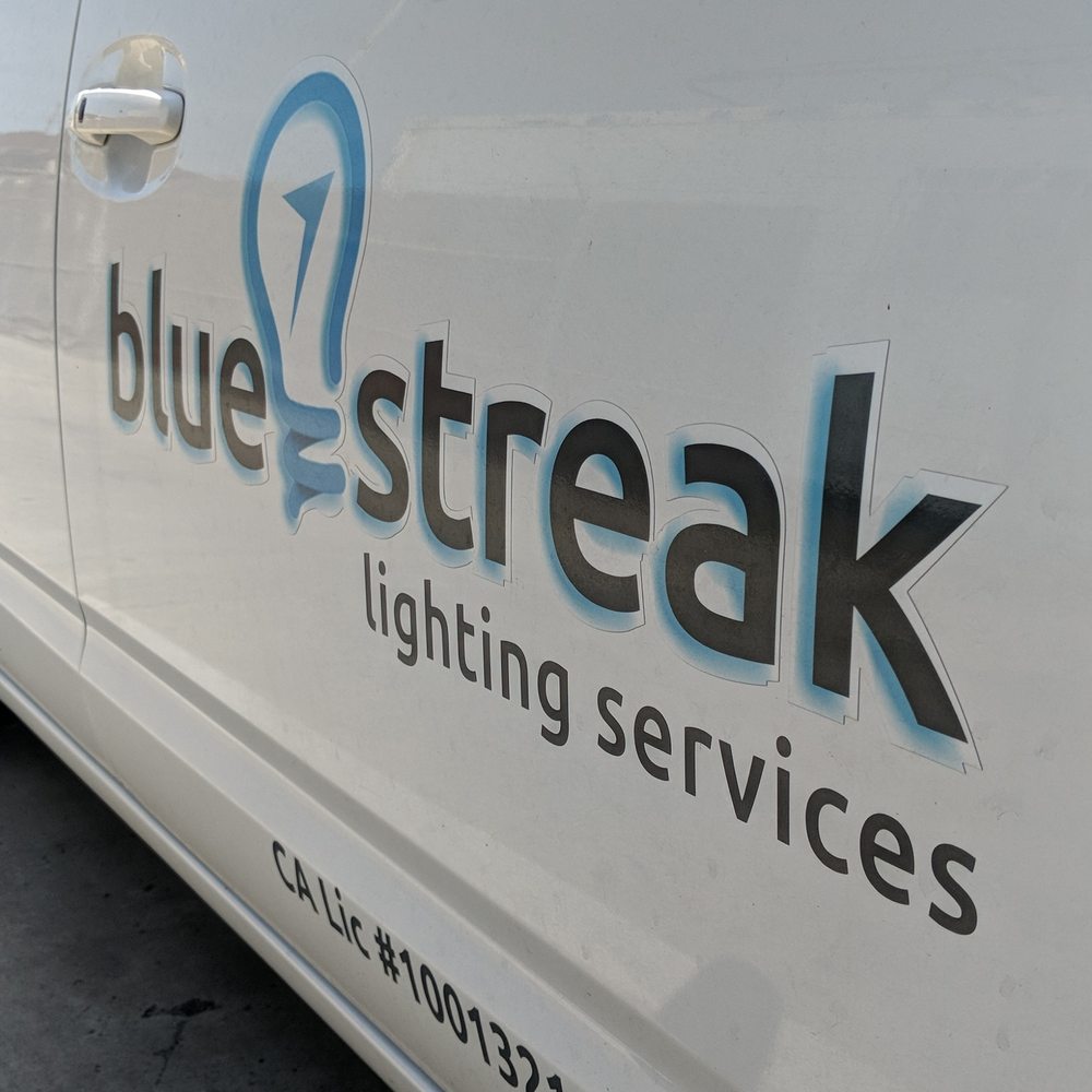 Slide of Blue Streak Lighting & Electric
